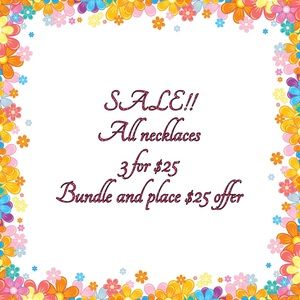 Any 3 necklaces $16 or less